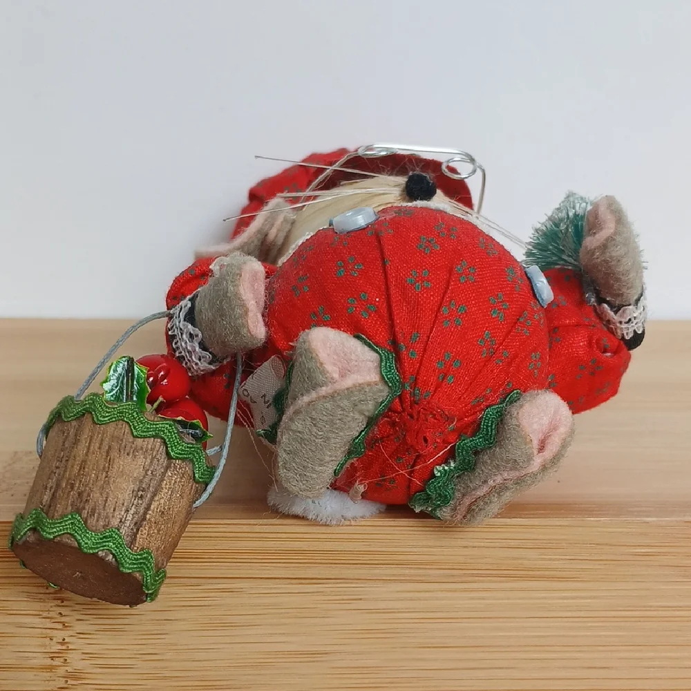 VTG Kurt Adler Chef Corn Husk Mouse Decor 6